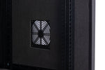 Orion Acoustic Wall Mount Data Cabinet in Black - Integrated Fan